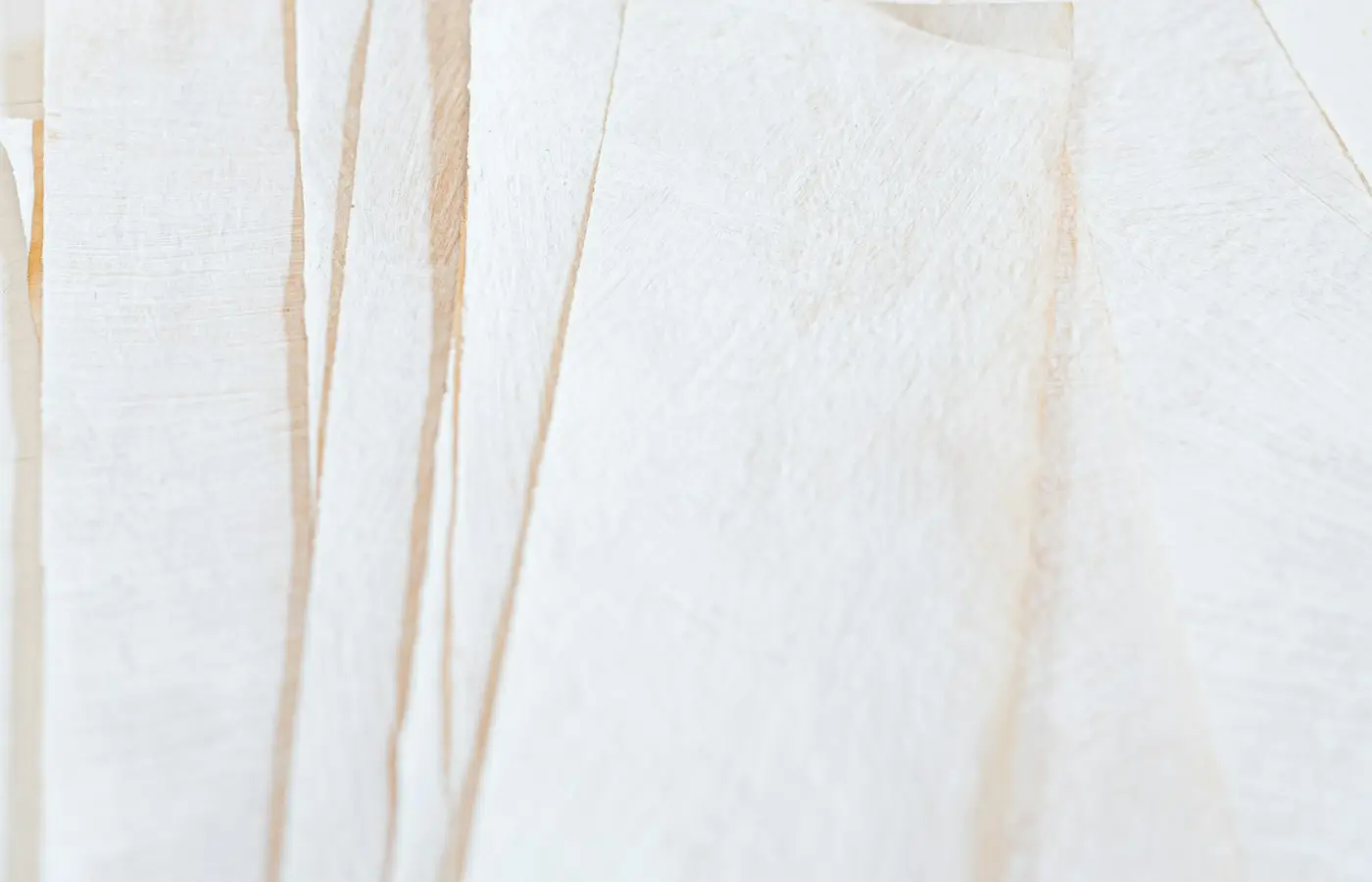 Paper sheet showing fibre formation