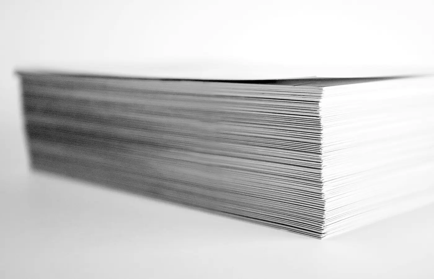 Sheets of paper printed on both sides