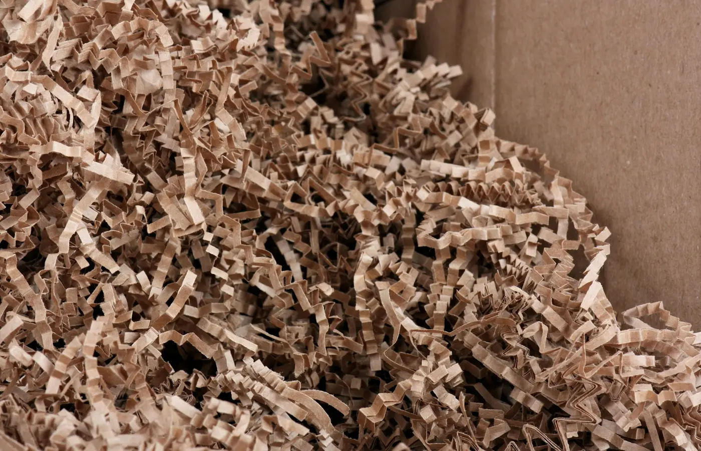 Wrapped paper pallets in a pressroom
